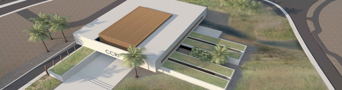 Top view of CCRI building