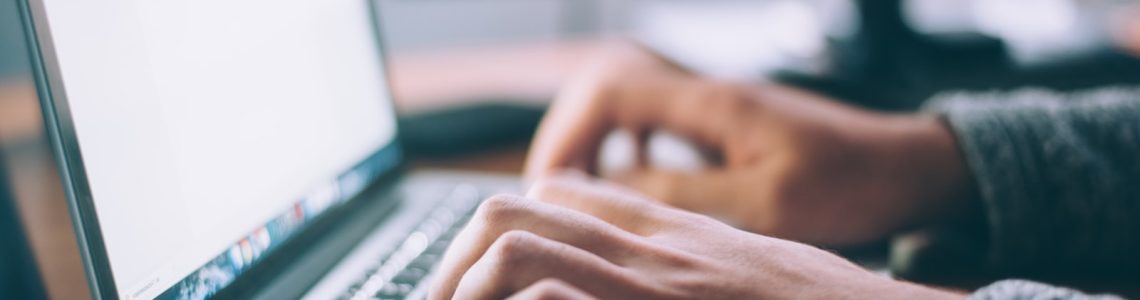 person using MacBook Pro